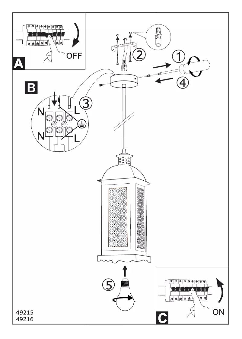 First page image of the manual for Vintage Lisburn