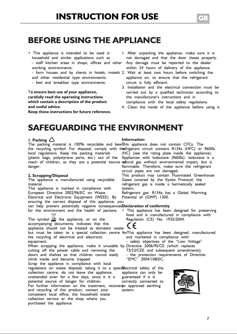 First page image of the manual for ARC 5513