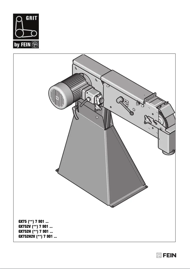 Page 1 of the manual User Manual Fein GRIT GX 75
