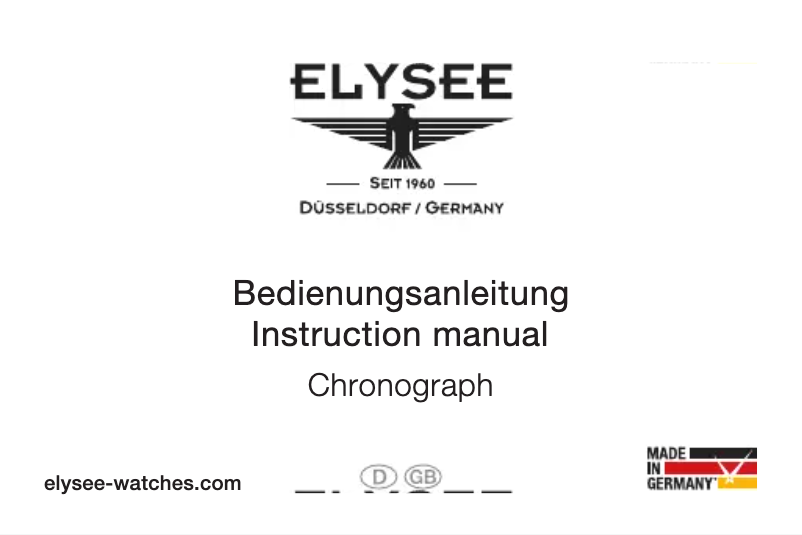 First page image of the manual for Rally Timer I 80522MM