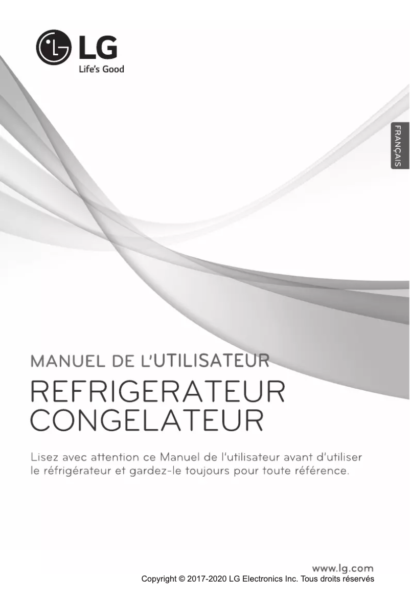 Page 1 of the manual User Manual LG GC-B389SLQZ