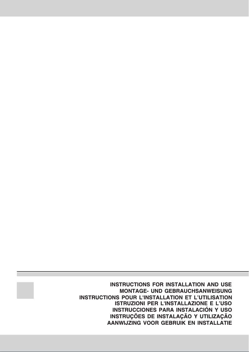 Page 1 of the manual User Manual Rosieres RHI693SPIN