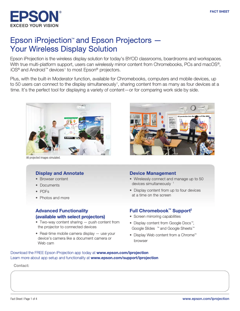 Image de la première page du manuel de l'appareil PowerLite 1286