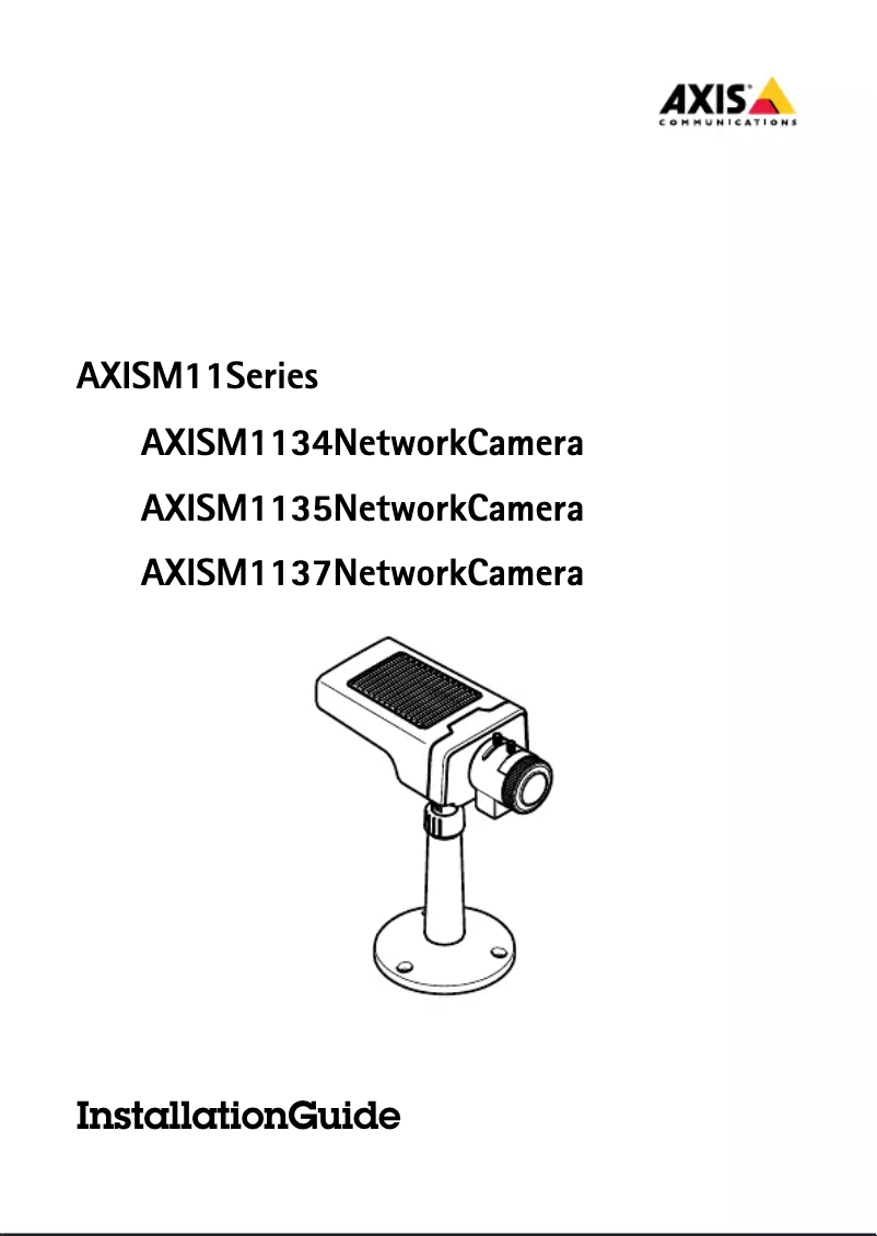 First page image of the manual for M1135