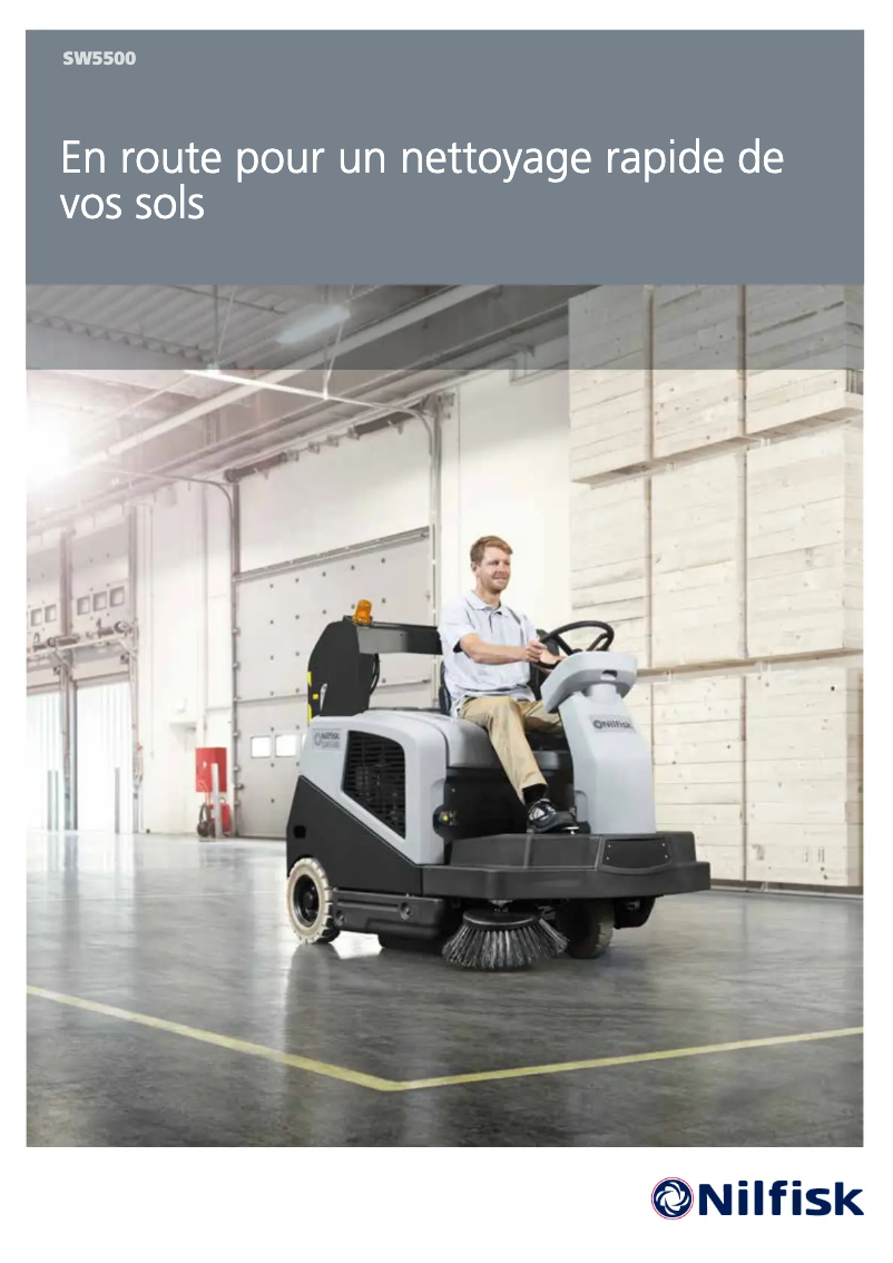 Page 1 of the manual Brochure Nilfisk SW5500