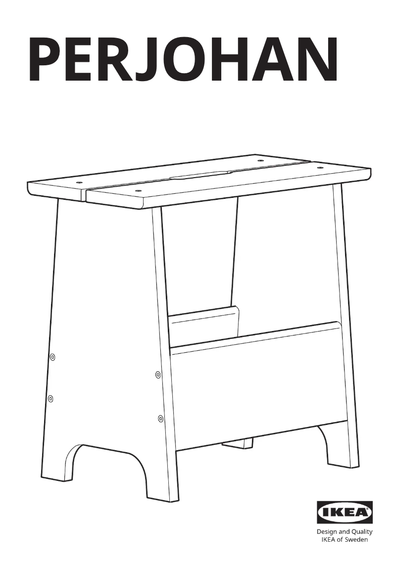 Page 1 of the manual User Manual Ikea PERJOHAN 405.013.21
