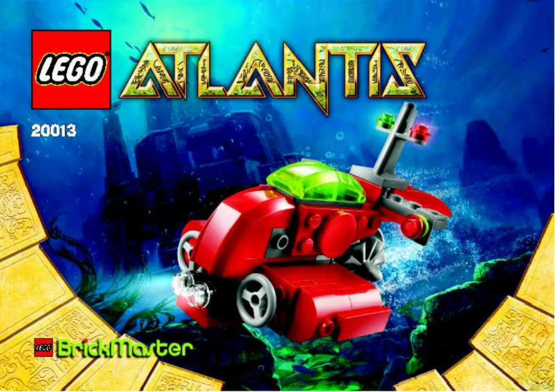 Page 1 of the manual User Manual Lego 2010 BM Atlantis JAN