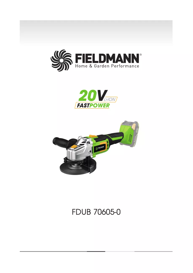 Page 1 of the manual User Manual Fieldmann FDUB 70605-0