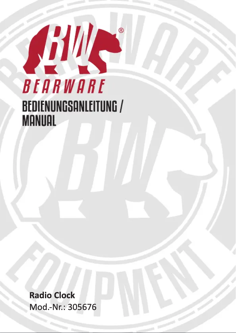 First page image of the manual for 305676