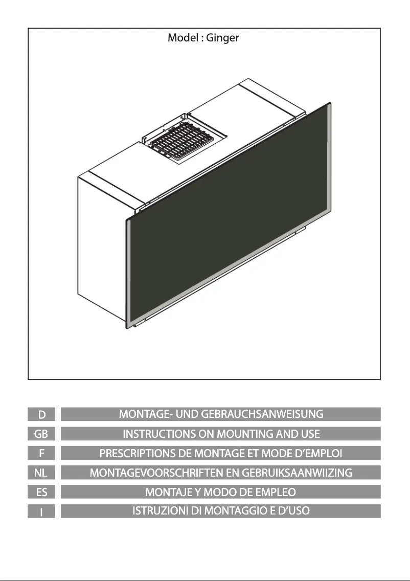 Page 1 of the manual User Manual Airforce Ginger