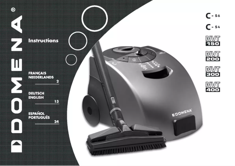 First page image of the manual for NVT200