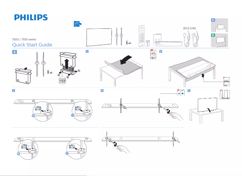 First page image of the manual for 70PUS7505