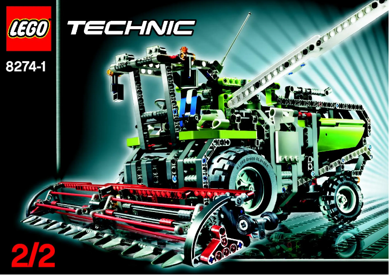 Page 1 of the manual User Manual Lego Technic 8274