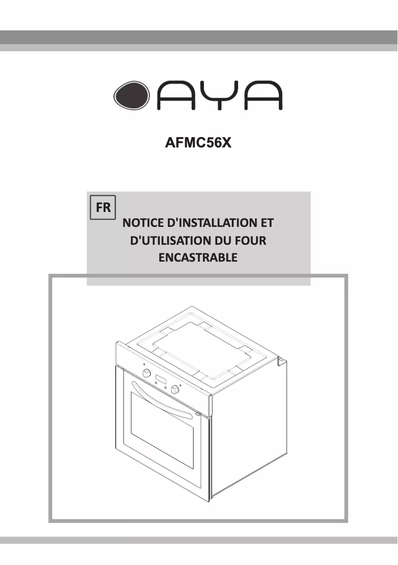 First page image of the manual for AFMC56X