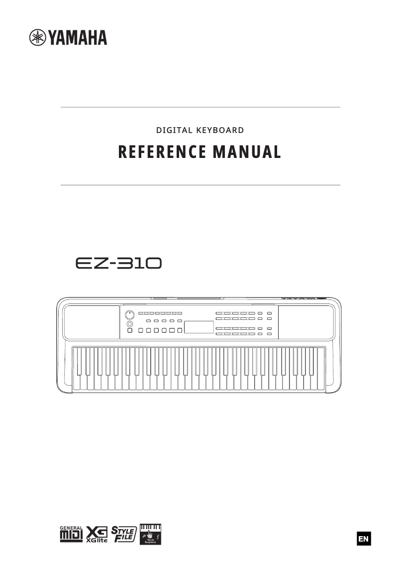 First page image of the manual for EZ-310
