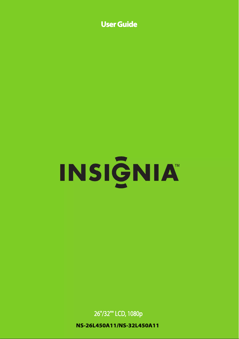 First page image of the manual for NS-32L450A11