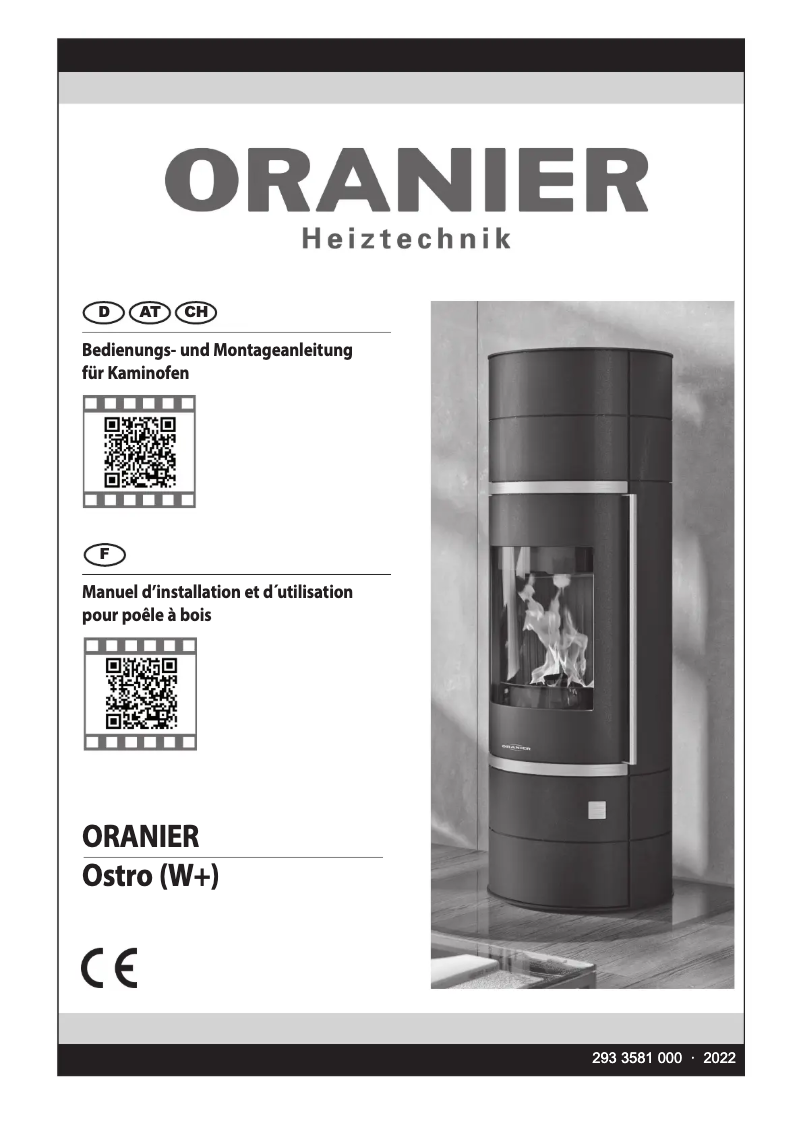 First page image of the manual for Ostro (W+)