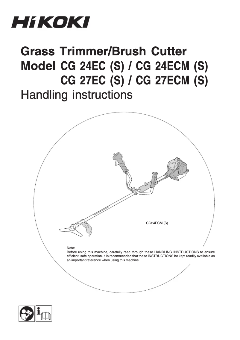 First page image of the manual for CG 24EC(S)