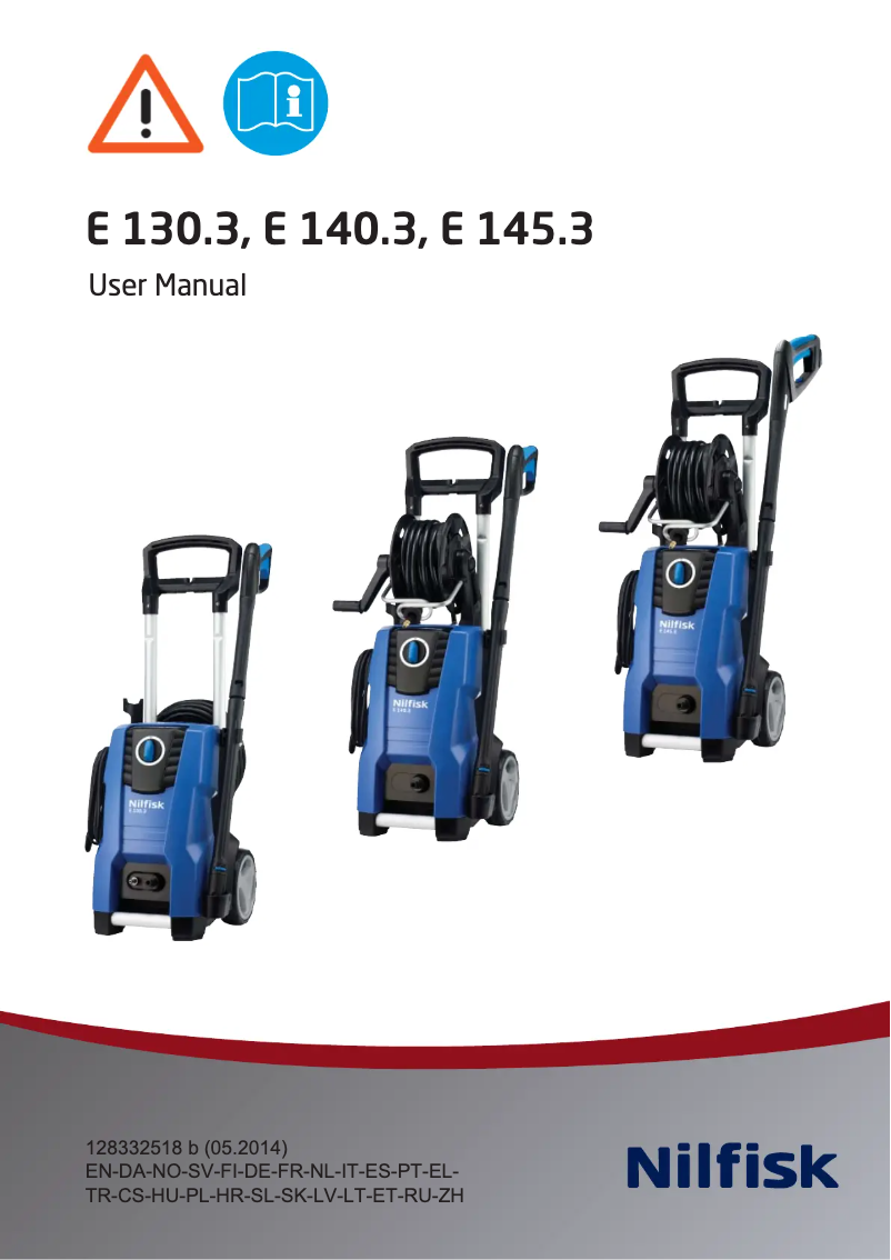 First page image of the manual for E 140.3-9 X-TRA