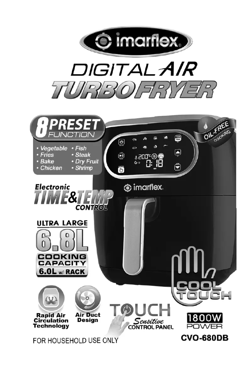 First page image of the manual for CVO-680DB