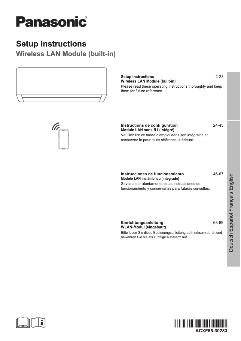 Page 1 of the manual User Manual Panasonic CS-Z71XKEW