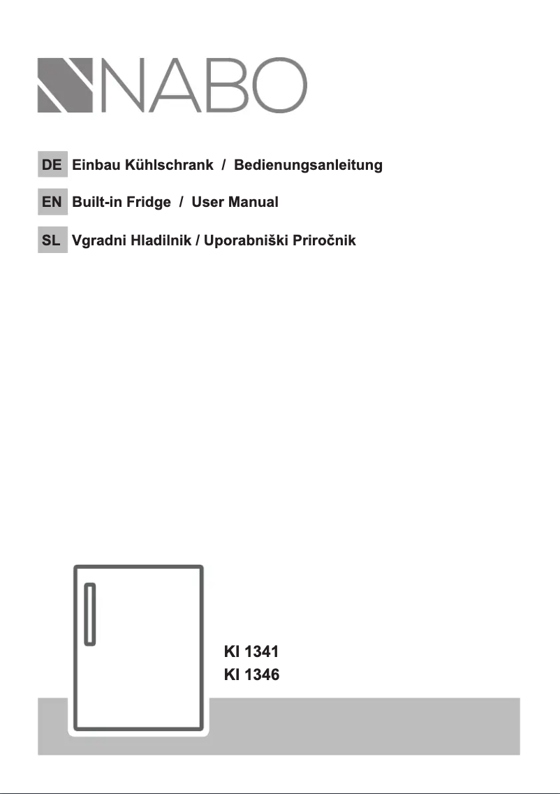 First page image of the manual for KI 1341