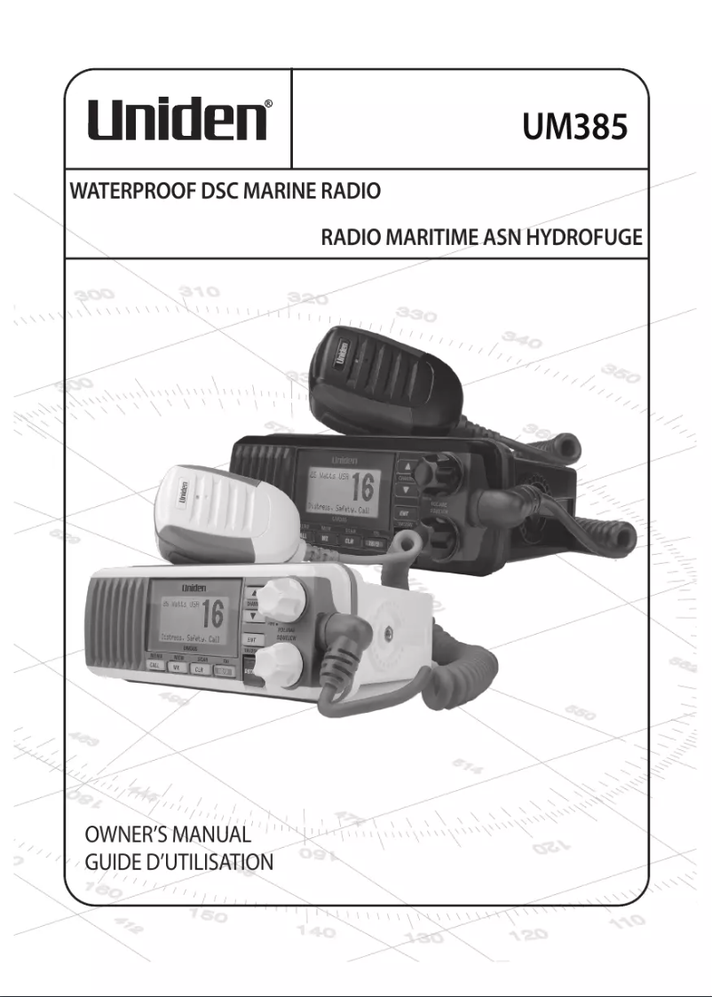 First page image of the manual for UM385