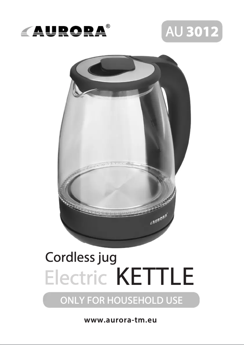 First page image of the manual for AU 3012