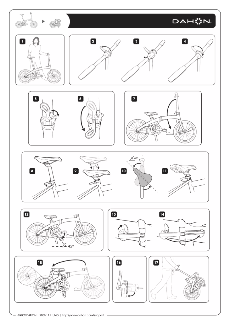 Page 1 of the manual User Manual Dahon Mu Uno