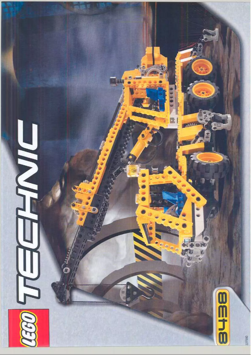 First page image of the manual for Technic 8438
