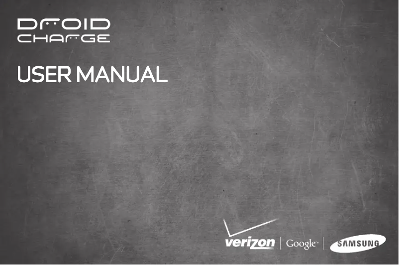 First page image of the manual for Droid Charge