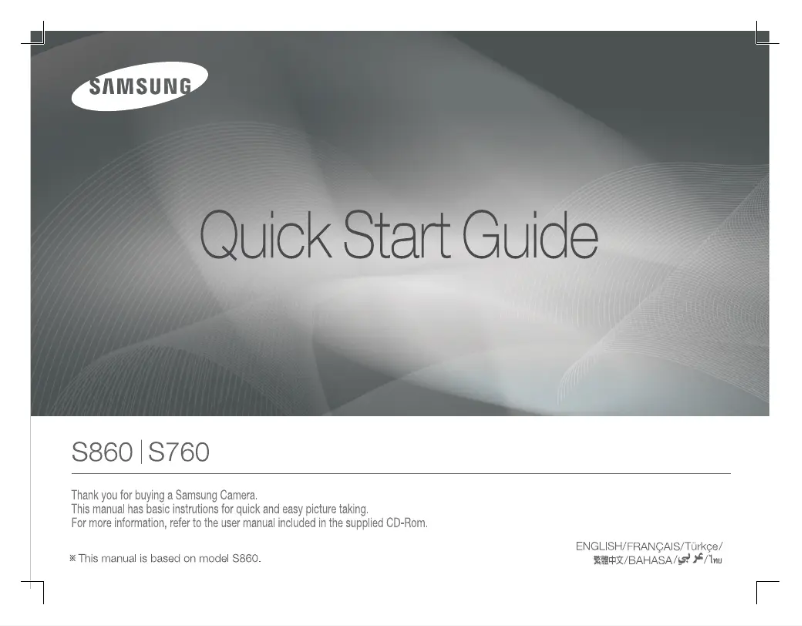 Page 1 of the manual User Manual Samsung S760