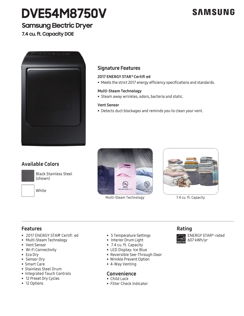 First page image of the manual for DVE54M8750V