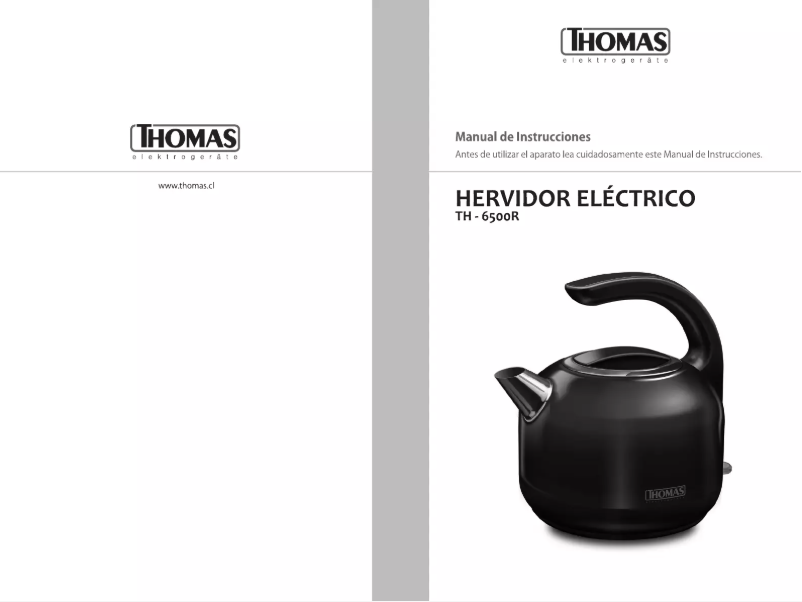 First page image of the manual for TH-6500R