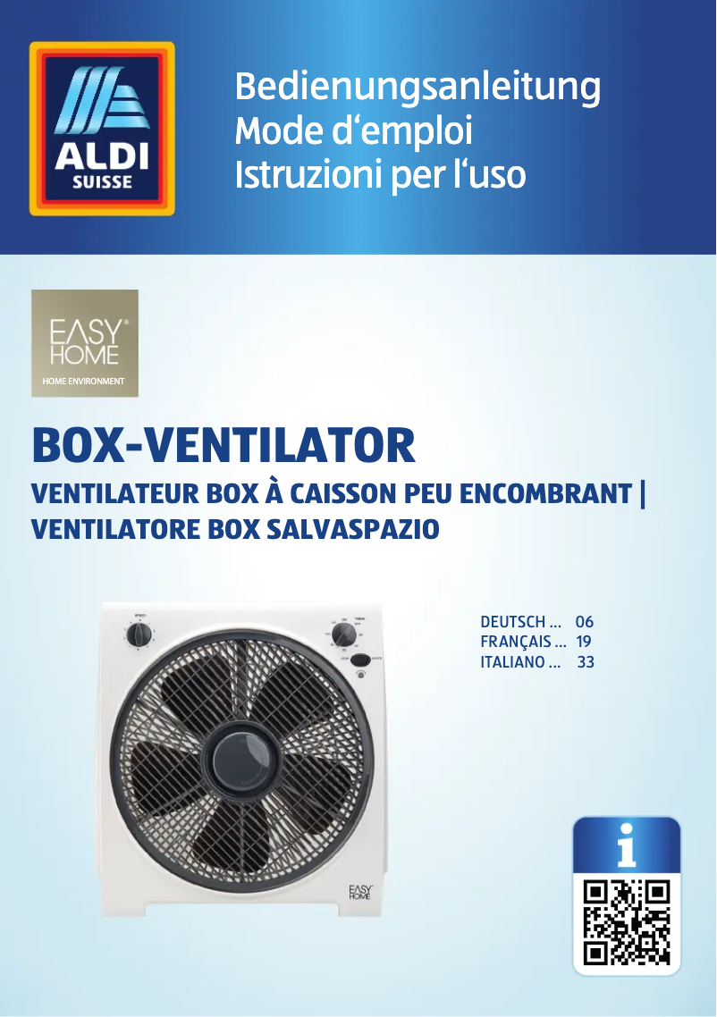 Page 1 of the manual User Manual Easy Home GT-BF-01
