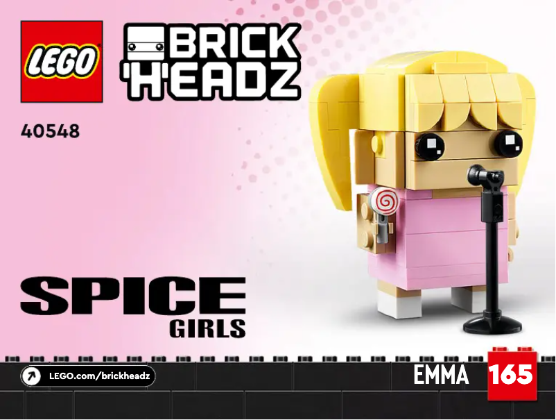 First page image of the manual for Brickheadz 40548