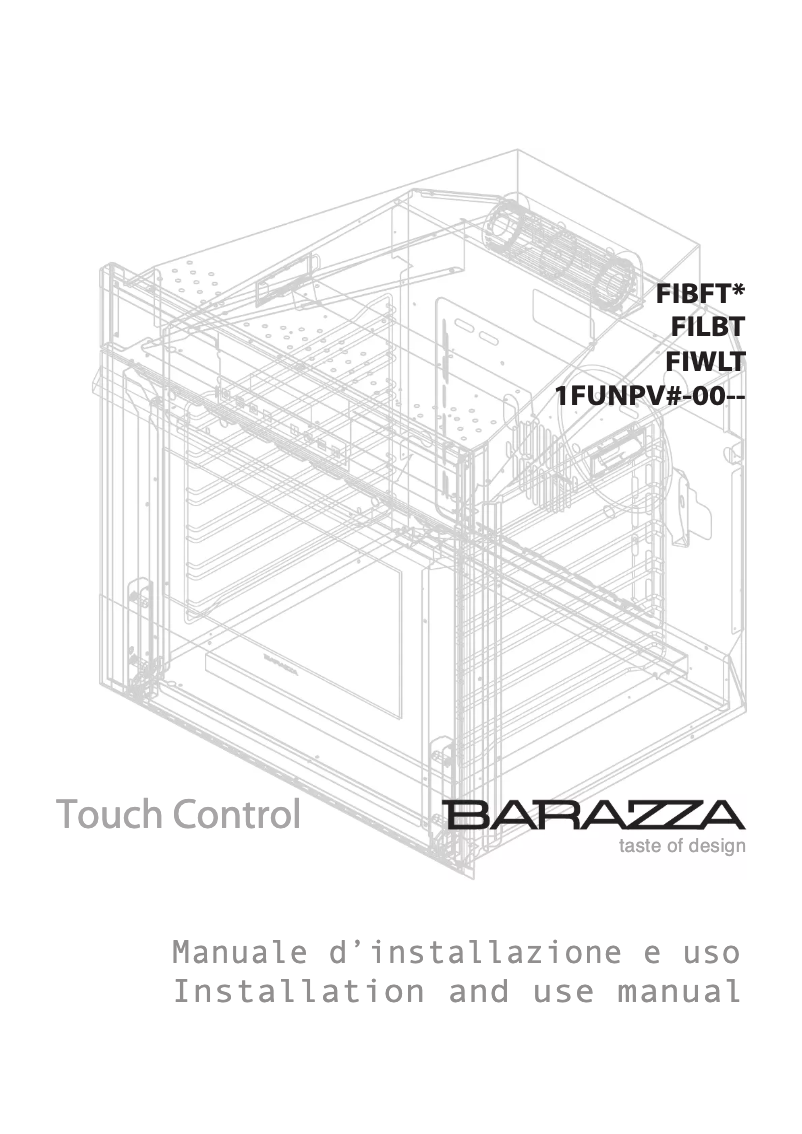 Page 1 of the manual User Manual Barazza B_Free