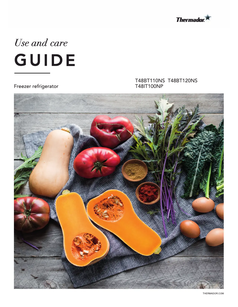 First page image of the manual for T48BT110NS