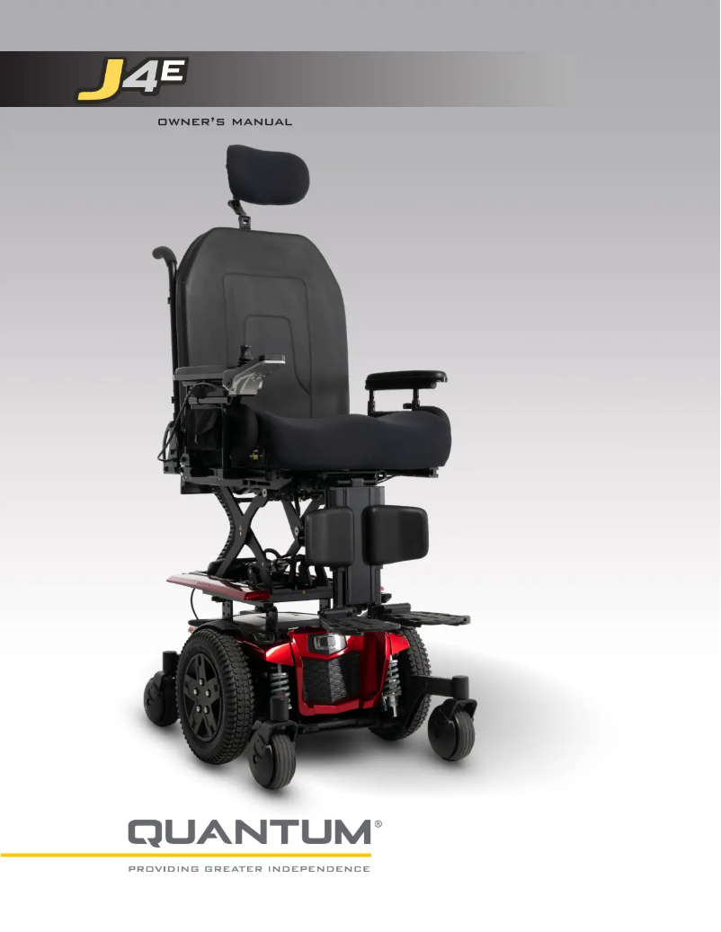 First page image of the manual for J4E