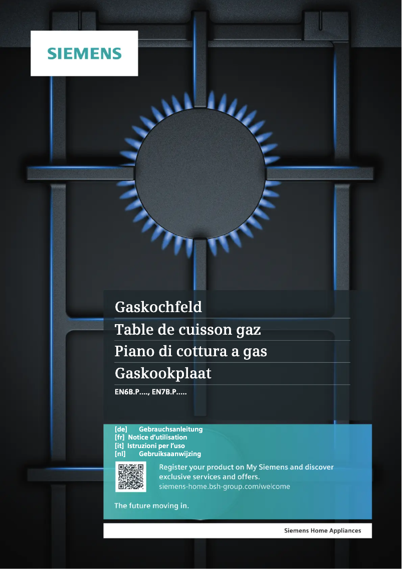 First page image of the manual for EN6B6PB90N