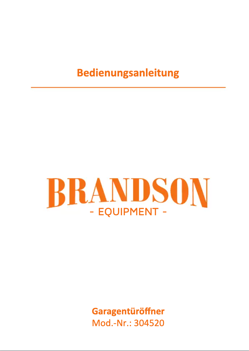 Image de la première page du manuel de l'appareil 304520