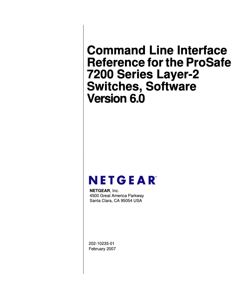 Page 1 of the manual User Manual Netgear GSM7212