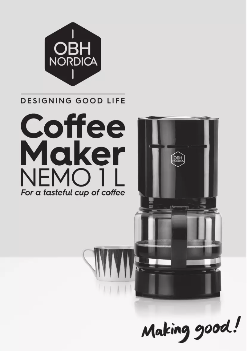 Page 1 of the manual User Manual OBH Nordica Nemo Black 6451
