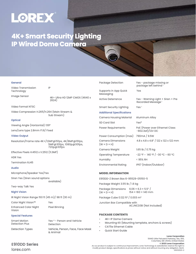 First page image of the manual for E910DD
