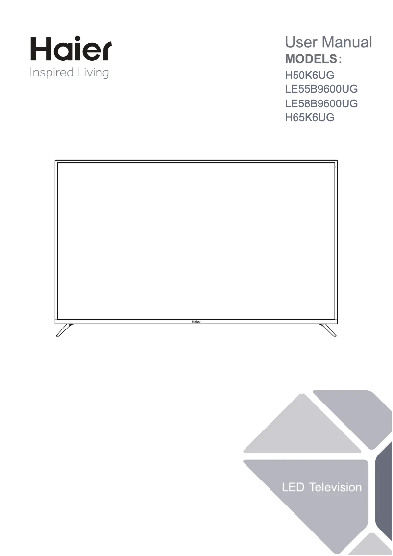 Page 1 of the manual User Manual Haier H55K6UG