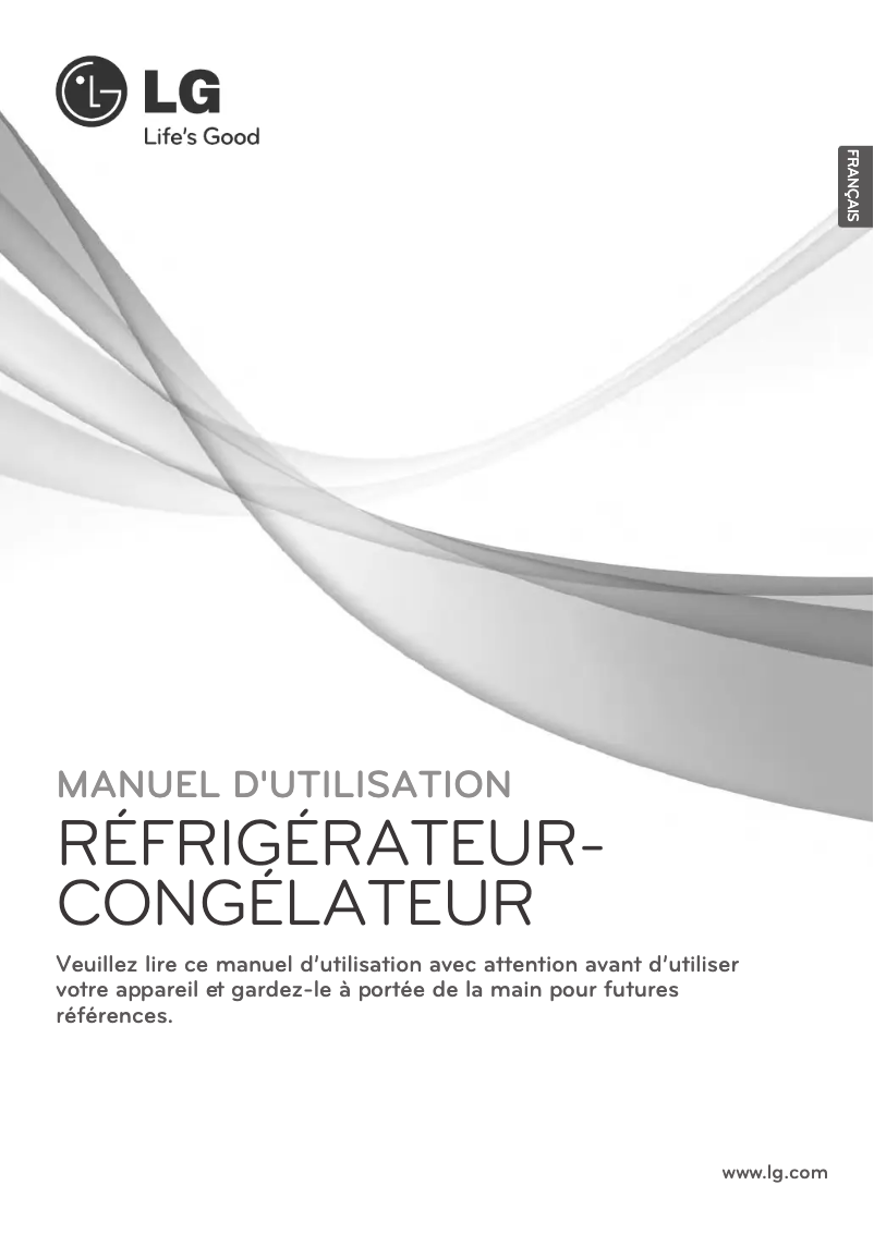 Page 1 of the manual User Manual LG LBF322BBVI