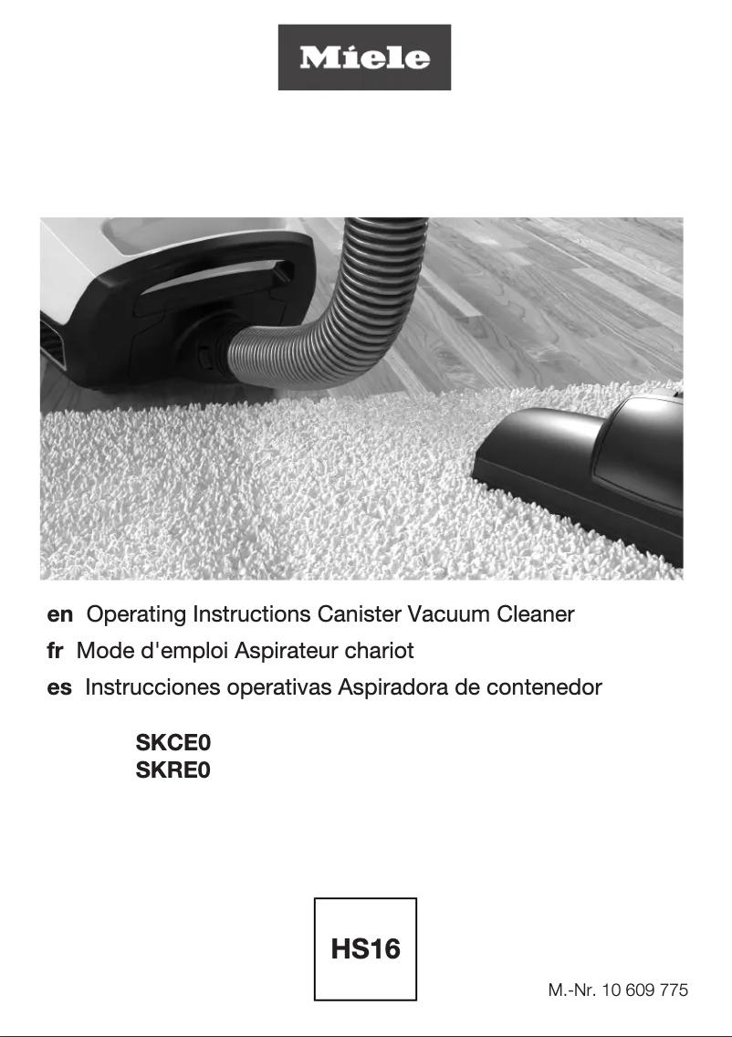 Page 1 of the manual User Manual Miele Blizzard CX1 TurboTeam PowerLine