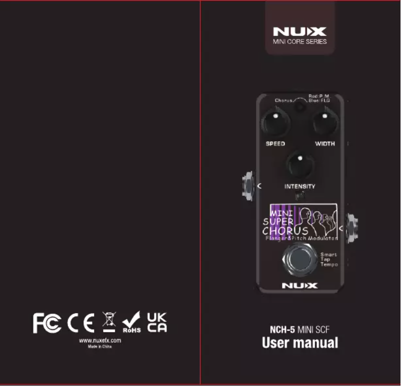 Image de la première page du manuel de l'appareil Mini SCF