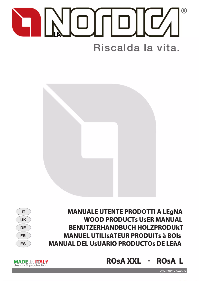 First page image of the manual for Rosa XXL