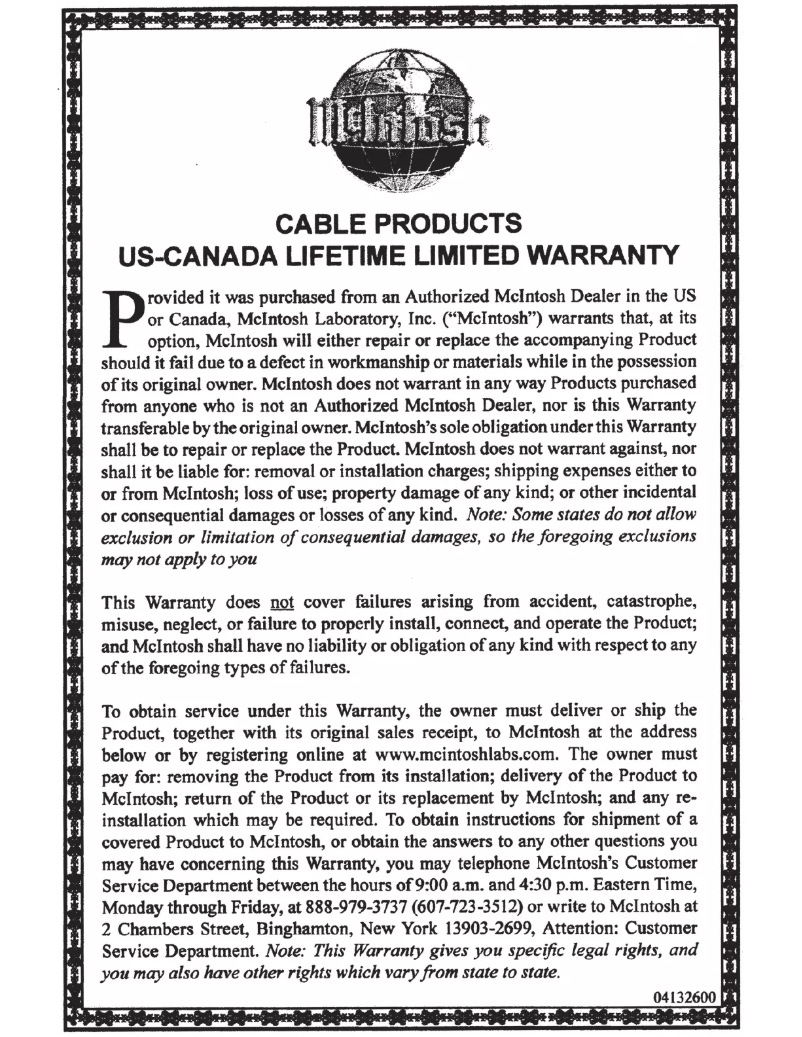 First page image of the manual for CC2M